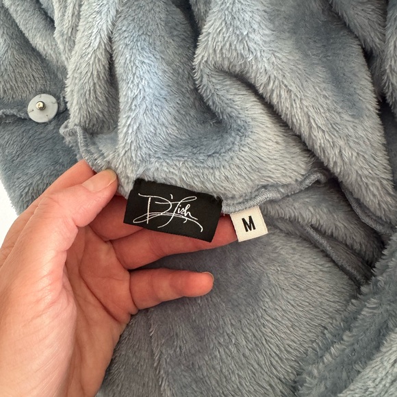 Catherine D’Lish Softest Blue Felicia Supreme Dressing Gown/Robe size Medium - Picture 6 of 6